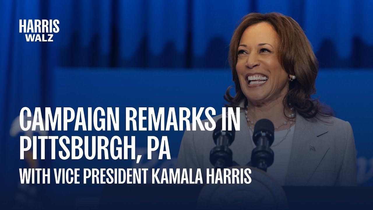 Vice President Kamala Harris on the Economy - Live from Pittsburgh,...